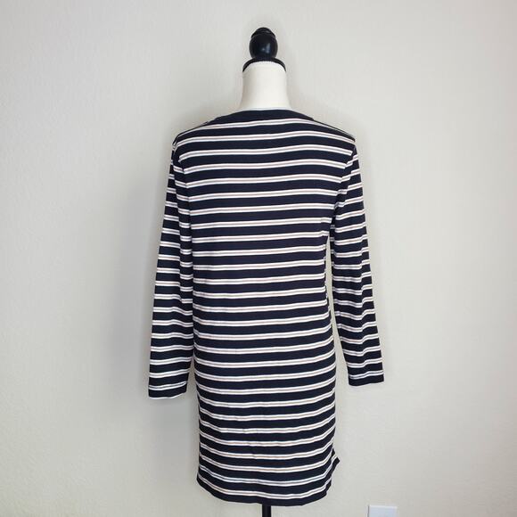 Lou & Grey Striped Knit Dress Medium - Picture 3 of 6